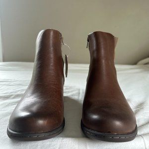 BOGS Carly Low Slip On Leather Boots-Waterproof